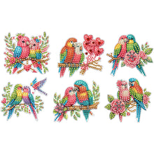 Load image into Gallery viewer, 6Pcs Bouquet Diamond Art Fridge Magnet DIY Fridge Stickers for Car Mailbox Decor
