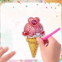 Load image into Gallery viewer, 6Pcs Bouquet Diamond Art Fridge Magnet DIY Fridge Stickers for Car Mailbox Decor
