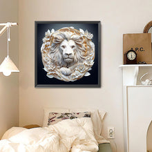 Load image into Gallery viewer, Diamond Painting - Full Round - Embossed lion (30*30CM)
