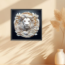 Load image into Gallery viewer, Diamond Painting - Full Round - Embossed lion (30*30CM)
