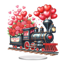 Load image into Gallery viewer, Acrylic Special Shape Flower Cake Desktop Diamond Art Kits for Home Office Decor
