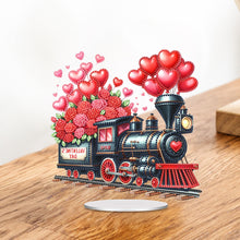 Load image into Gallery viewer, Acrylic Special Shape Flower Cake Desktop Diamond Art Kits for Home Office Decor
