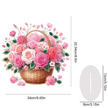 Load image into Gallery viewer, Acrylic Special Shape Flower Cake Desktop Diamond Art Kits for Home Office Decor
