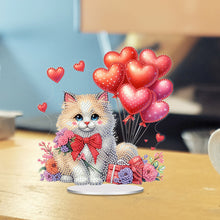 Load image into Gallery viewer, Acrylic Special Shape Flower Cake Desktop Diamond Art Kits for Home Office Decor
