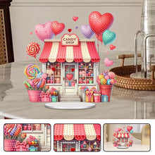 Load image into Gallery viewer, Acrylic Special Shape Flower Cake Desktop Diamond Art Kits for Home Office Decor
