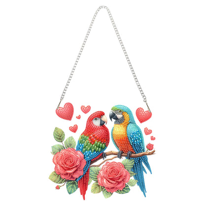 Acrylic Special Shape Flower Bird Love Diamond Painting Ornaments for Art Crafts