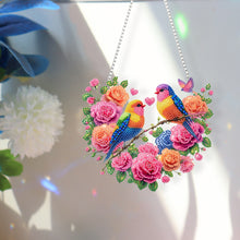Load image into Gallery viewer, Acrylic Special Shape Flower Bird Love Diamond Painting Ornaments for Art Crafts

