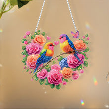 Load image into Gallery viewer, Acrylic Special Shape Flower Bird Love Diamond Painting Ornaments for Art Crafts
