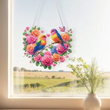 Load image into Gallery viewer, Acrylic Special Shape Flower Bird Love Diamond Painting Ornaments for Art Crafts

