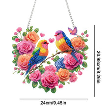 Load image into Gallery viewer, Acrylic Special Shape Flower Bird Love Diamond Painting Ornaments for Art Crafts
