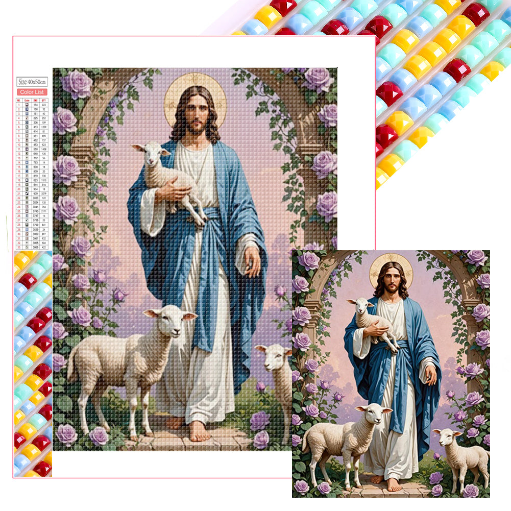 Diamond Painting - Full Square - Faith in Jesus (40*50CM)