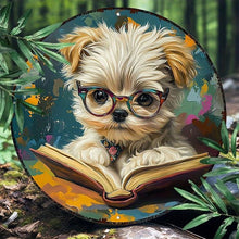 Load image into Gallery viewer, AB Diamond Painting - Full Round - Reading puppy (40*40CM)
