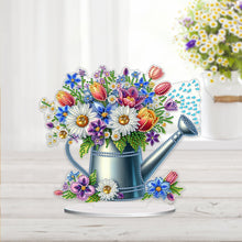 Load image into Gallery viewer, Acrylic Special Shape Flower Kettle 5D DIY Diamond Painting Desktop Ornaments
