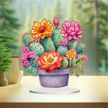 Load image into Gallery viewer, Acrylic Special Shape Cactus Flower 5D DIY Diamond Painting Desktop Ornaments
