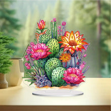 Load image into Gallery viewer, Acrylic Special Shape Cactus Flower 5D DIY Diamond Painting Desktop Ornaments
