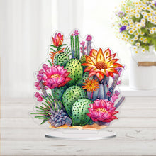 Load image into Gallery viewer, Acrylic Special Shape Cactus Flower 5D DIY Diamond Painting Desktop Ornaments
