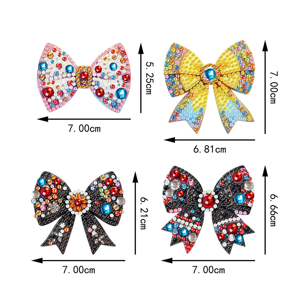 4Pcs Diamond Painting Brooch Diamond Painting Pins DIY Diamond Pins Party Favors