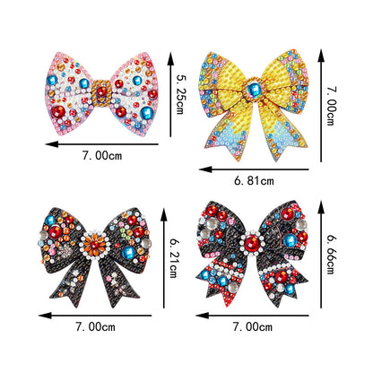 4Pcs Diamond Painting Brooch Diamond Painting Pins DIY Diamond Pins Party Favors