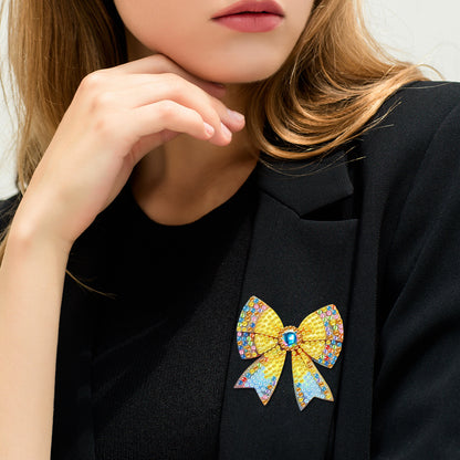 4Pcs Diamond Painting Brooch Diamond Painting Pins DIY Diamond Pins Party Favors