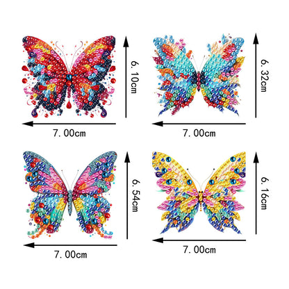 4Pcs Diamond Painting Brooch Diamond Painting Pins DIY Diamond Pins Party Favors