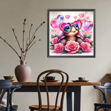Load image into Gallery viewer, Diamond Painting - Full Round - Rose Love Heart Turtle (40*40CM)
