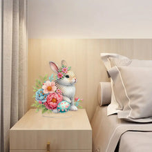 Load image into Gallery viewer, Acrylic Special Shape Easter Rabbit Diamond Painting Desktop Ornaments
