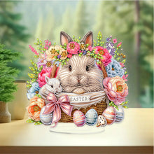 Load image into Gallery viewer, Acrylic Special Shape Easter Rabbit Diamond Painting Desktop Ornaments
