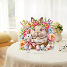 Load image into Gallery viewer, Acrylic Special Shape Easter Rabbit Diamond Painting Desktop Ornaments
