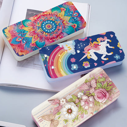Diamond Painting Pencil Case DIY Diamond Painting Stationery Case for Art Crafts