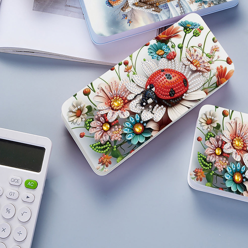 Diamond Painting Pencil Case DIY Diamond Painting Stationery Case for Art Crafts