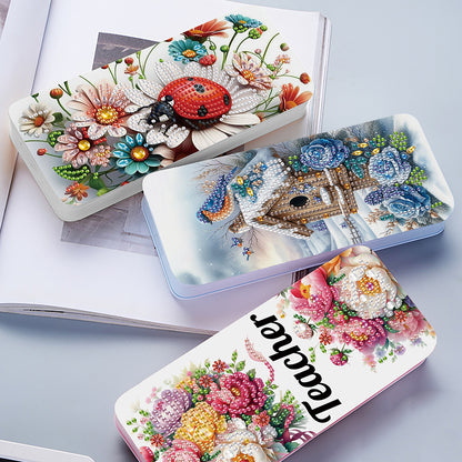Diamond Painting Pencil Case DIY Diamond Painting Stationery Case for Art Crafts