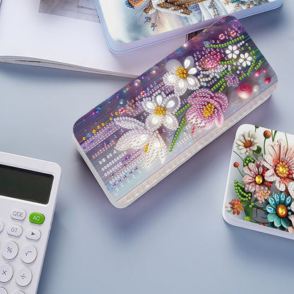 Diamond Painting Pencil Case DIY Diamond Painting Stationery Case for Art Crafts