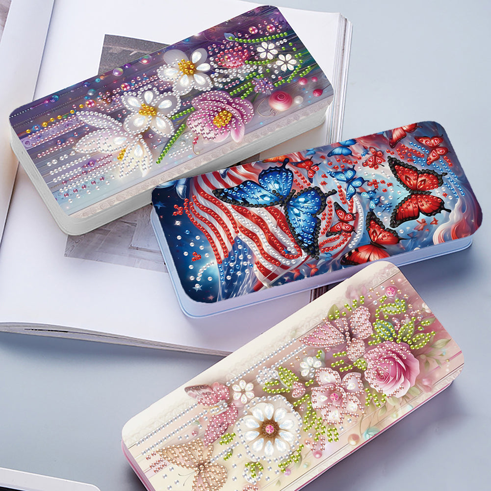 Diamond Painting Pencil Case DIY Diamond Painting Stationery Case for Art Crafts