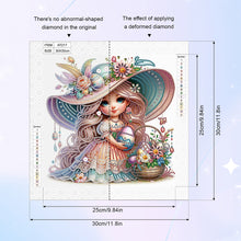 Load image into Gallery viewer, Diamond Painting - Partial Special Shaped - Cute Kids (30*30CM)

