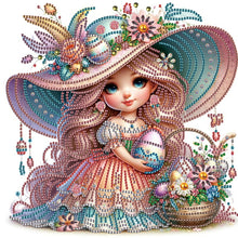 Load image into Gallery viewer, Diamond Painting - Partial Special Shaped - Cute Kids (30*30CM)
