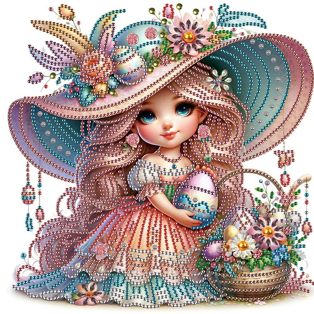 Diamond Painting - Partial Special Shaped - Cute Kids (30*30CM)