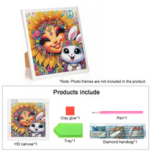Load image into Gallery viewer, Diamond Painting - Partial Special Shaped - Cute Kids (30*30CM)
