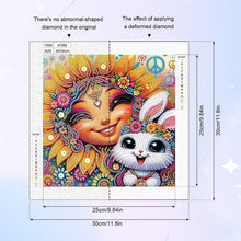 Load image into Gallery viewer, Diamond Painting - Partial Special Shaped - Cute Kids (30*30CM)
