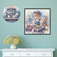 Load image into Gallery viewer, Diamond Painting - Partial Special Shaped - Cute Kids (30*30CM)
