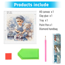 Load image into Gallery viewer, Diamond Painting - Partial Special Shaped - Cute Kids (30*30CM)
