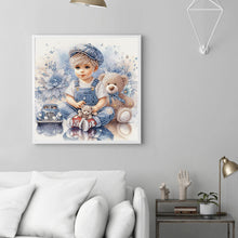 Load image into Gallery viewer, Diamond Painting - Partial Special Shaped - Cute Kids (30*30CM)
