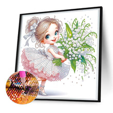 Load image into Gallery viewer, Diamond Painting - Partial Special Shaped - Cute Kids (30*30CM)
