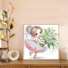 Load image into Gallery viewer, Diamond Painting - Partial Special Shaped - Cute Kids (30*30CM)
