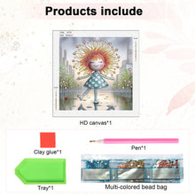 Load image into Gallery viewer, Diamond Painting - Partial Special Shaped - Cute Kids (30*30CM)
