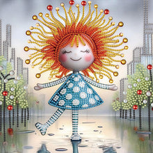 Load image into Gallery viewer, Diamond Painting - Partial Special Shaped - Cute Kids (30*30CM)
