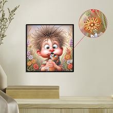 Load image into Gallery viewer, Diamond Painting - Partial Special Shaped - Cute Kids (30*30CM)
