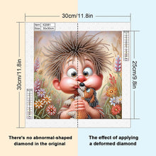 Load image into Gallery viewer, Diamond Painting - Partial Special Shaped - Cute Kids (30*30CM)
