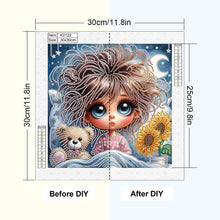 Load image into Gallery viewer, Diamond Painting - Partial Special Shaped - Cute Kids (30*30CM)

