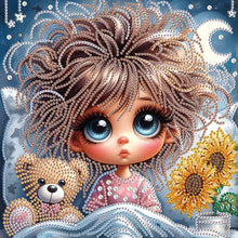 Load image into Gallery viewer, Diamond Painting - Partial Special Shaped - Cute Kids (30*30CM)
