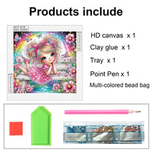 Load image into Gallery viewer, Diamond Painting - Partial Special Shaped - Cute Kids (30*30CM)
